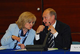 Э.Памфилова и В.Путин, Большая Восьмерка - 2008