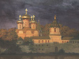 Ночная радуга над Святым монастырем, Кострома, С.Андрияка