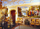 Зал Лебединого Рыцаря в замке, где прошло детство короля